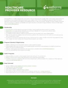 HCP Information Sheet
