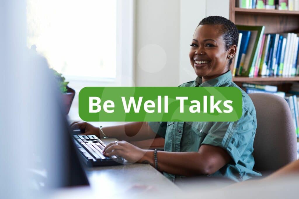 Be Well Talks website image